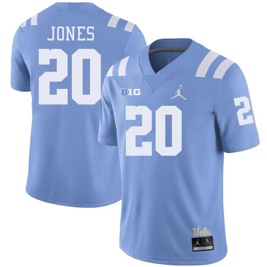 Men #20 Cameron Jones UCLA Bruins College Football Jerseys Stitched-Power Blue